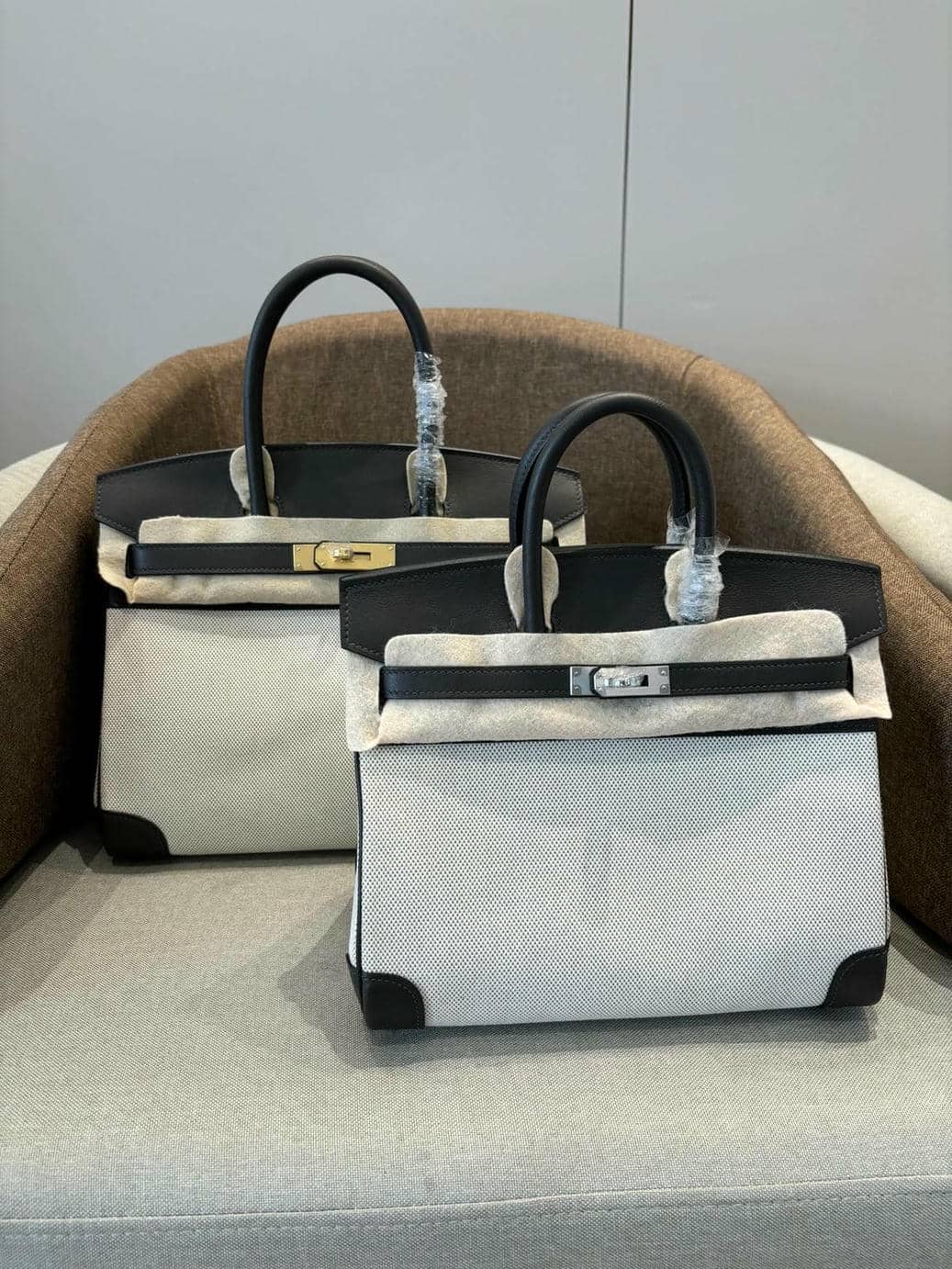 Birkin Canvas-Leather Mix-10